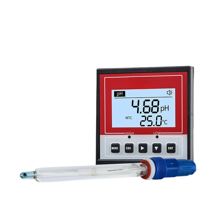 pH Meter Wastewater Water Quality Analyzer ORP Detection Industrial pH Acidity-Alkalinity Sensor Probe Corrosion Resistant