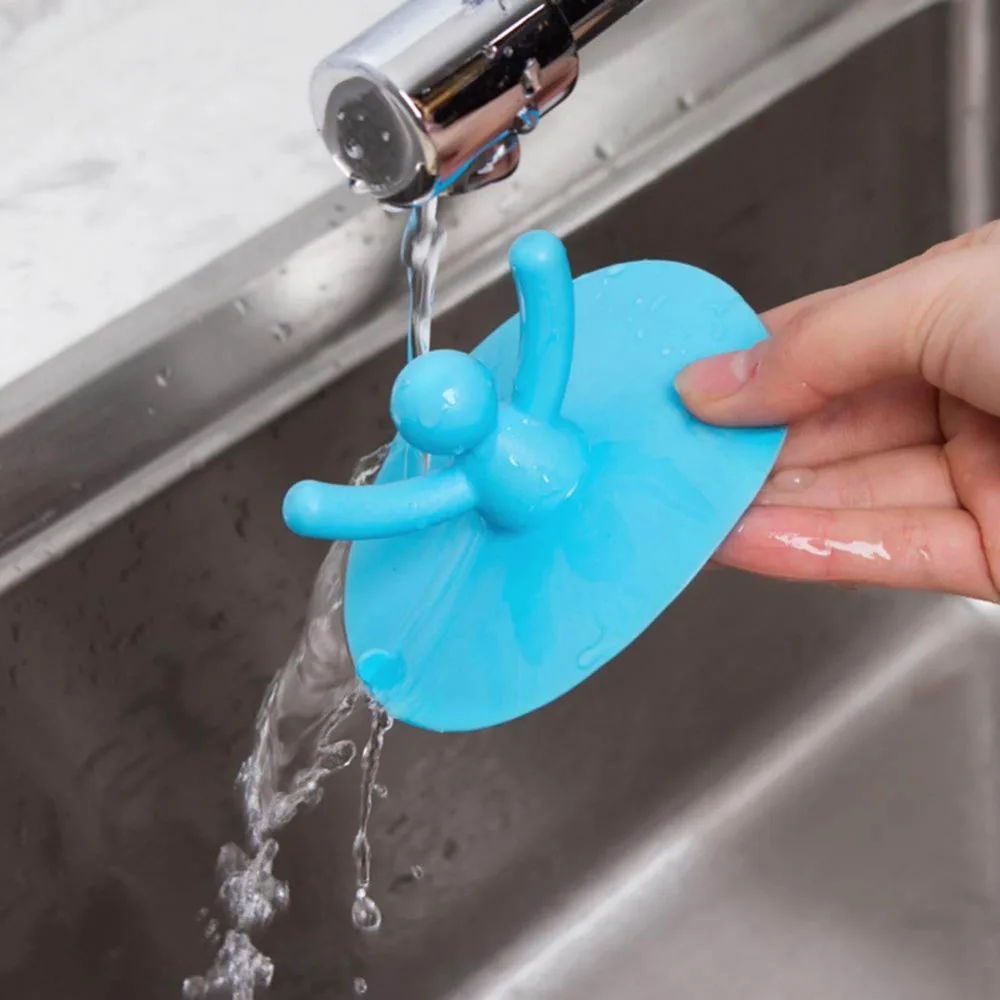 Practical Different Colors Floor Drain Plug Silicone 9.5 Cm X4 Cm Shower Drain Stopper Sink Drain Stopper Bathtub Use