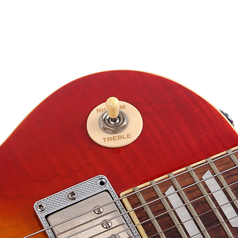 

5Pcs Guitar Toggle Plate Rhythm Treble Washer Ring Reliable Replacement Parts Compatible with Electric Guitar Gn603