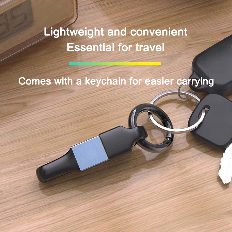 1 قطعة المفاتيح USB كابل بيانات 3A ماكس كابل شحن سريع مايكرو نوع-C إلى USB A سلك شاحن الهاتف للهواتف الذكية اللوحية
