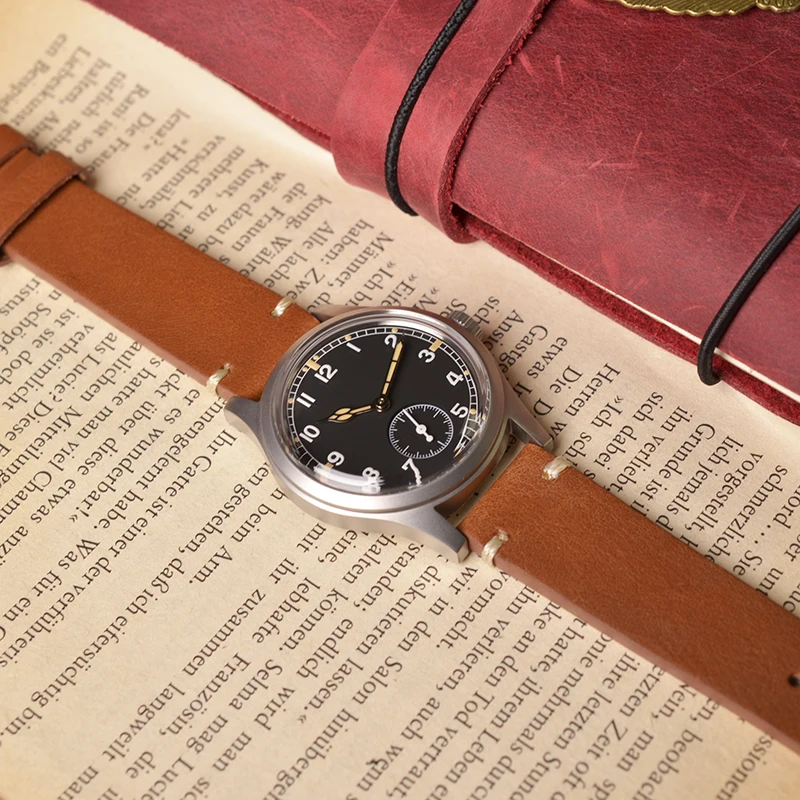 Baltany S2025 Herren 36mm Automatik Militäruhr WW2 Retro Dirty Dozen Armee-Felduhr Leuchtend 100M Wasserdicht Outdoor – Detail 8