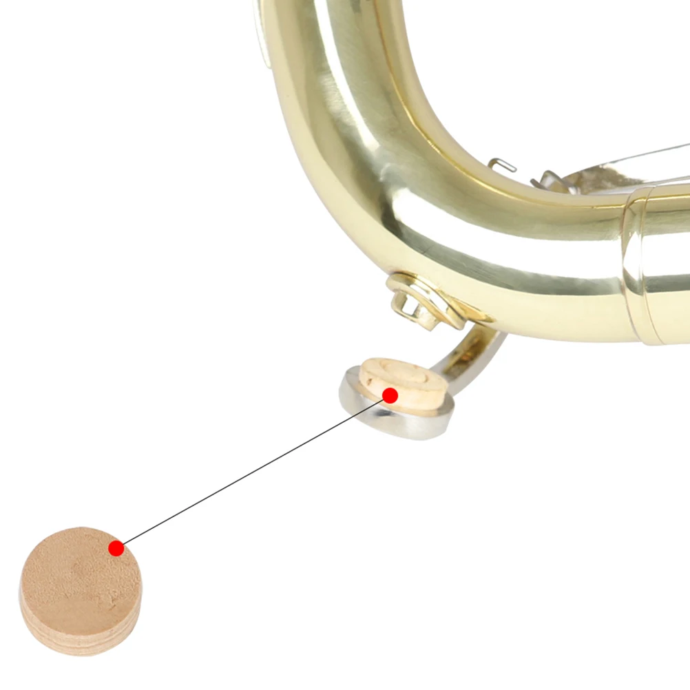 

10pcs Premium Trombone Cork Pads Durable Water Key Drain Valves Replacement Accessories Corrosion Resistant Long Lasting