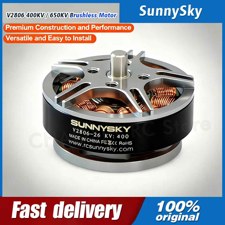 

Бесщеточный двигатель SUNNYSKY V2806 400KV / 650KV для радиоуправляемых мультикоптеров и квадрокоптеров с пропеллерами 11-15 дюймов