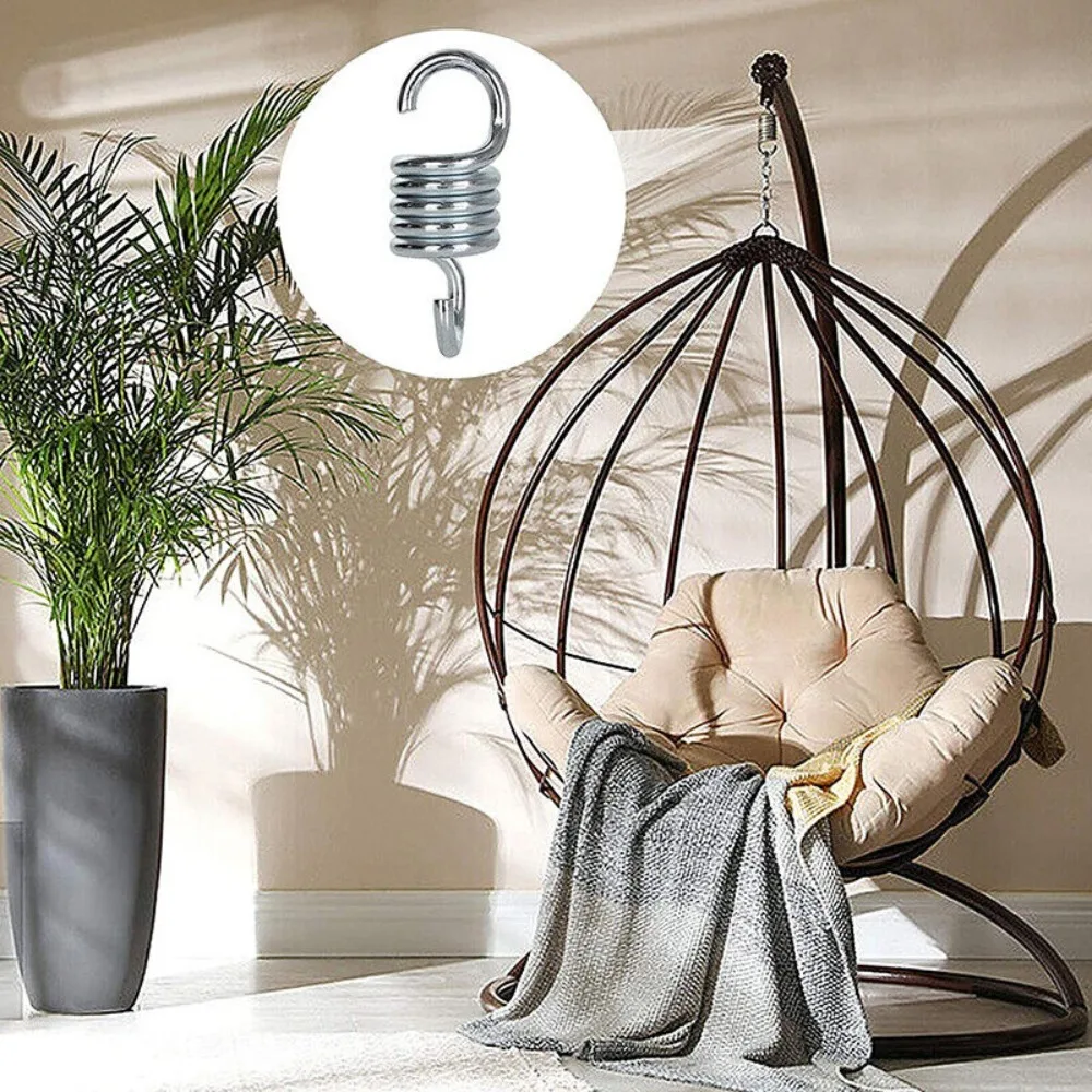 Portable Hanging Egg Chair Garden Swing Springs Gym Hammock Widely Used Strong Spring Hook Multifunctional Convenient Springs