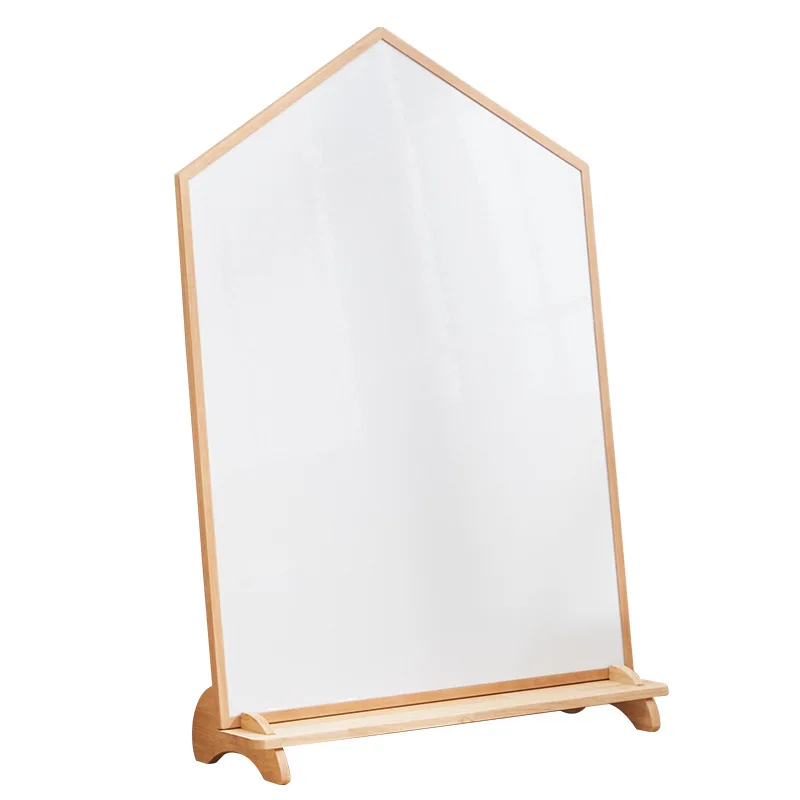 Double-sided Graffiti Baby Bracket Writing Board Indoor Children's Solid Wood Dust-free