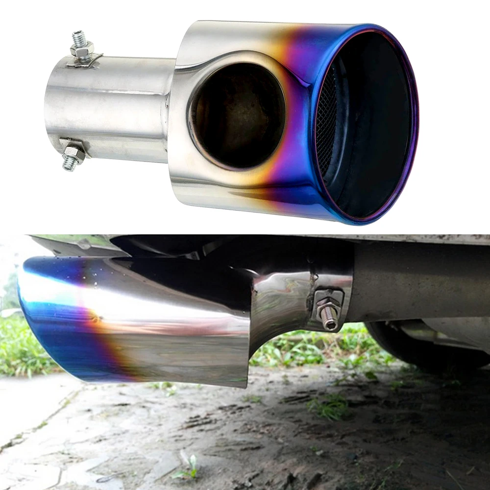 1Pcs Car Exhaust Tip for Honda Civic 10th Gen 4dr Sedan 2016 2017 Exterior Accessories Rear Exhaust Muffler Tip End Pipe