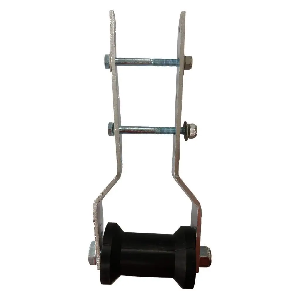 Durable Boat Keel Roller Panel Bracket Adjustable Metal Rubber Shock Absorption Trailer Part