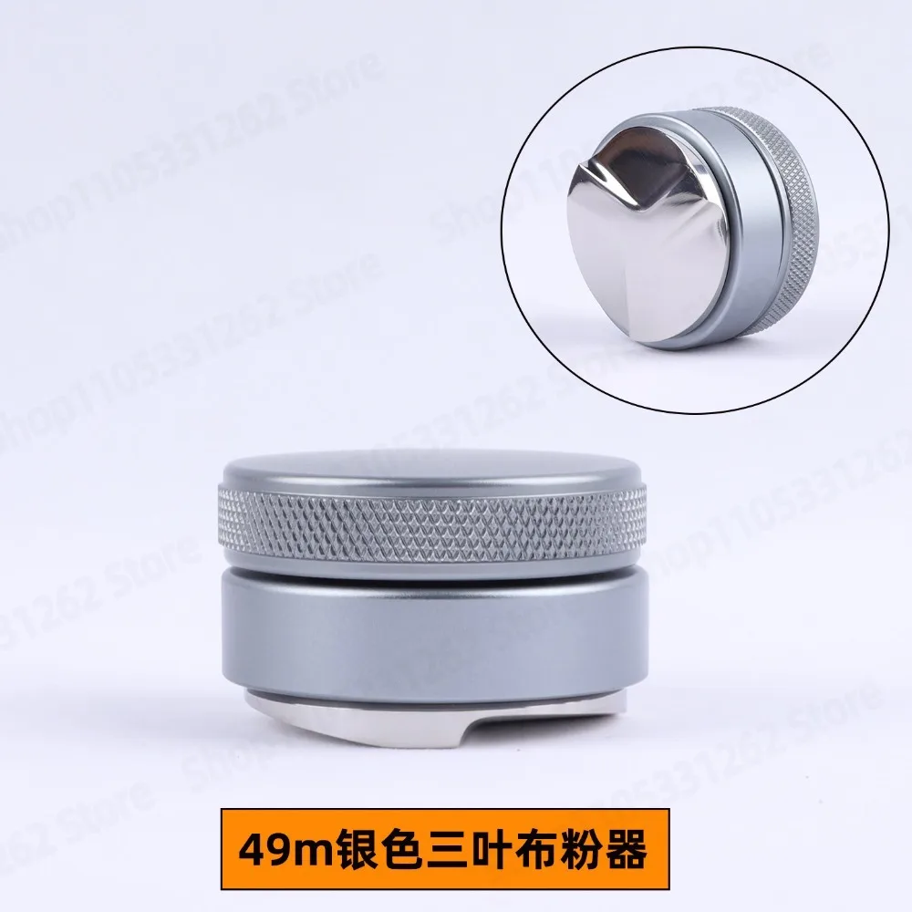 49mm Coffee Distribution Tool Constant Force Spring Tamper Set With Base For Delonghi Portafilter Accessories 3