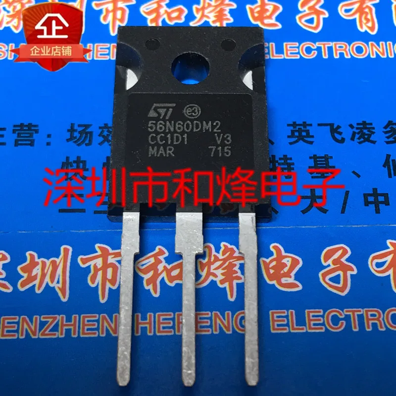 5PCS-10PCS STW56N60DM2 56N60DM2 TO-247 600V 50A NEW AND ORIGINAL ON STOCK