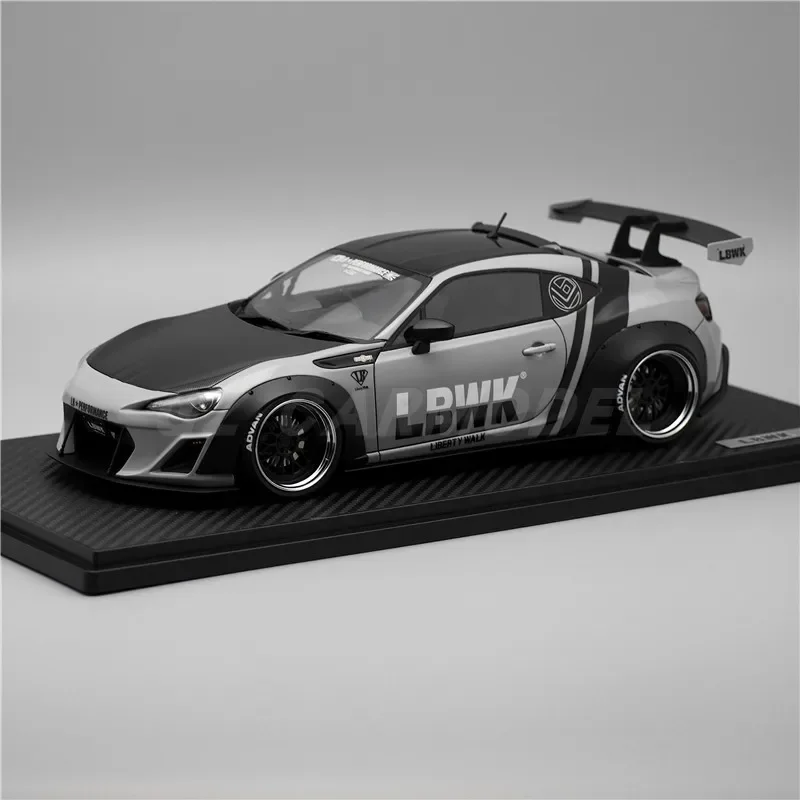 IG 1:18 LB 86 Nation WORKS Full Complete Ver1 Gray IG2672 JDM Simulation Limited Edition Resin Metal Static Car Model Toy Gift
