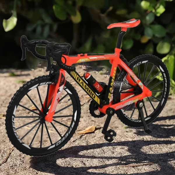 1:8 Dito in plastica BMX Giocattolo Decorazione da tavolo Artigianato per gli amanti del ciclismo ﻿ Giocattolo modello di bicicletta per mini bici da strada pressofuso in scala ﻿
