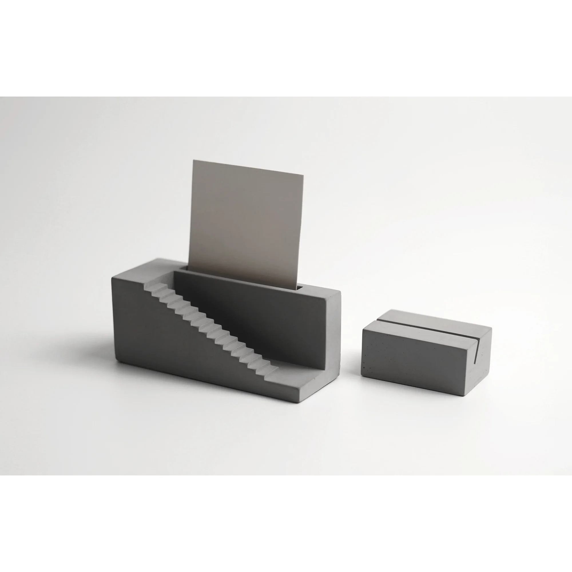 

Silicone Mold for Concrete Business Card Holder, Geometric Cement Gypsum Card Stand Mold, DIY Craft Making, Desktop Office Decor