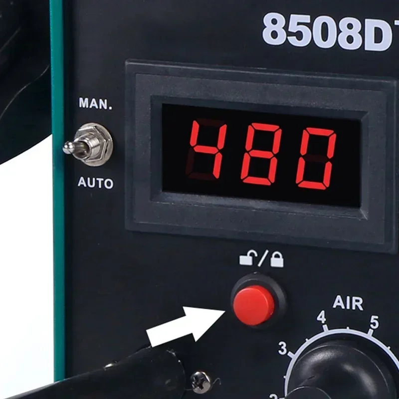 850 Air Pump Hot Air Gun Desoldering Station Digital Display Constant Temperature Maintenance Industrial Hot Air Welding Station image 4