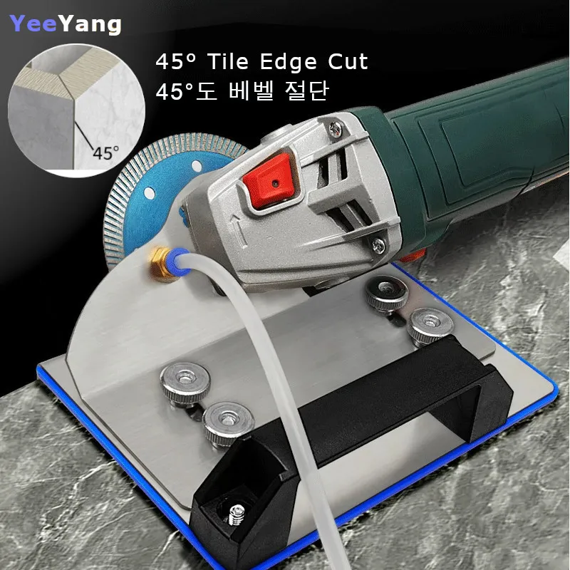 100 Type 45 Degree Angle Grinder Stand Holder For Tile 45 Chamfer Cutting Metal Ceramic Chamfering Tool Bracket Portable