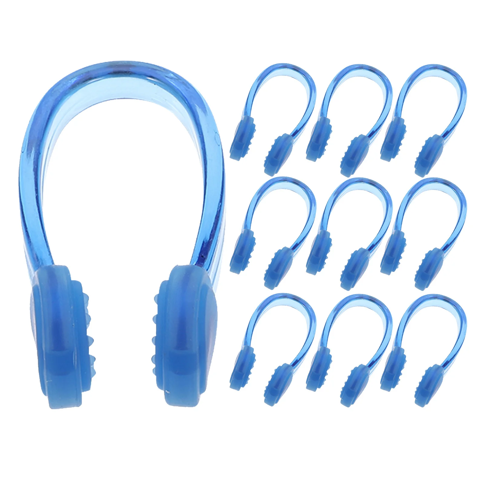 10 قطع المهنية سيليكون مشبك الأنف دائم السباحة الأنف المشبك للماء مكافحة الاختناق بركة السباحة العرض #2