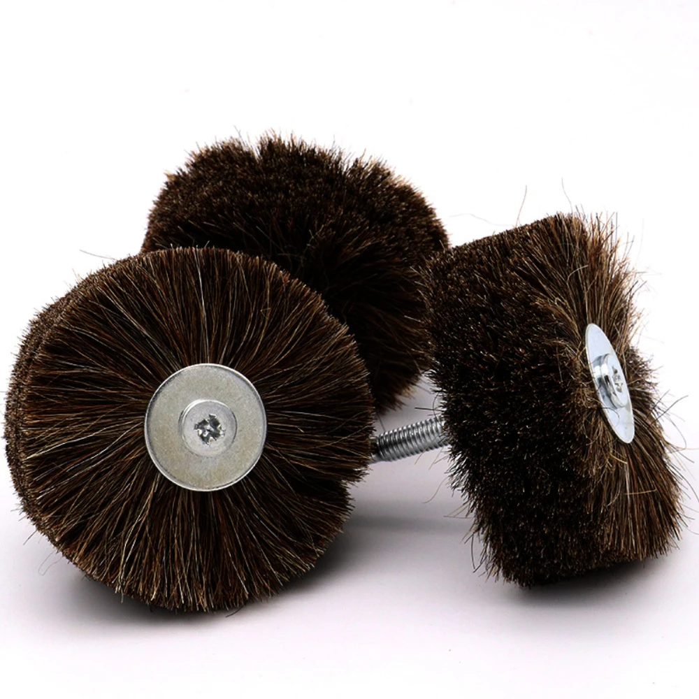 Sikat Pemoles Rambut Kuda/Sikat Pemoles Sisal/Ukiran Akar Relief Kayu, Pemolesan Permukaan Ukiran Mahoni dan Waxing