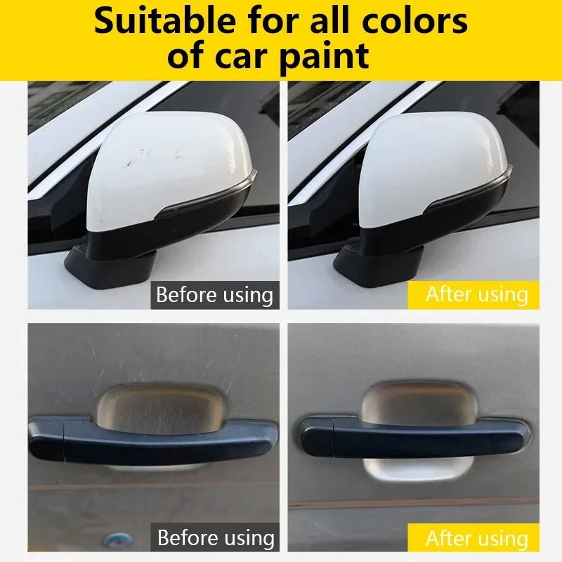 2pcs Upgraded Nano Magic Car Scratch Remover Cloth Multipurpose Scratch Repair Cloth for Car Paint Scratch Repair