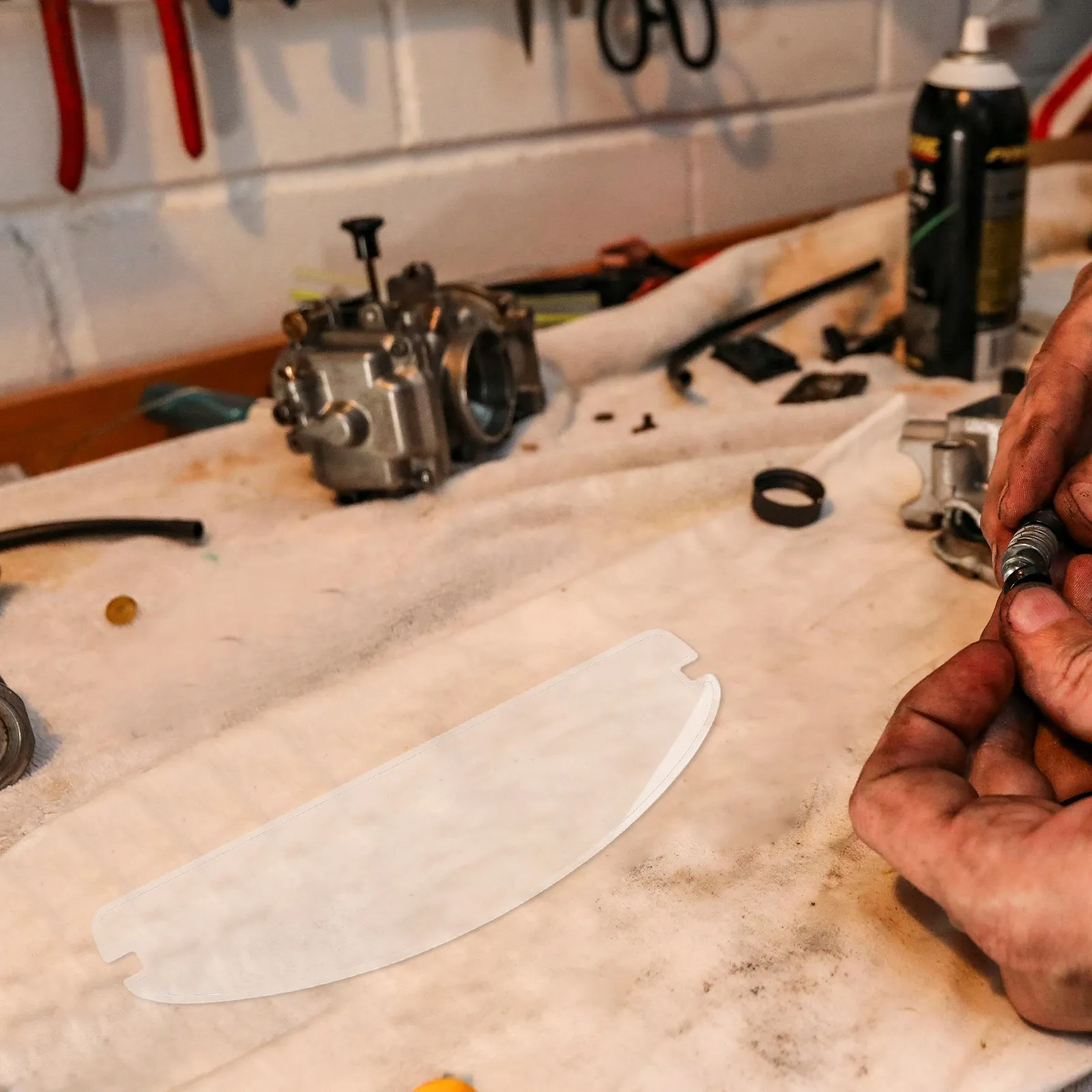 

Shield Anti Fog Film Light Green Motorcycle Universal Visor Insert Anti Fog Film Uv Protection Rainproof Visor