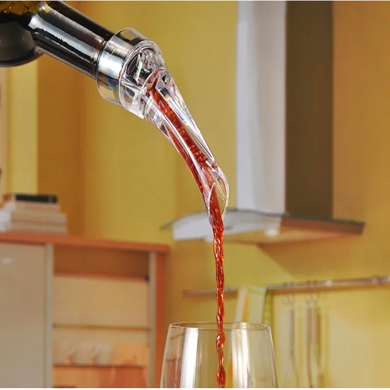 Wine Aerator Pourer Premium Aerating Pourer Red Wine Decanter Cap Spout Stopper Bottle Mouth Dispenser Decanter Spout