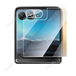 2IN1 Original 3D Tempered Glass For Motorola Moto Razr 40 Ultra Razr+ Plus Razr 4 Razr4 Camera Lens Screen Protector Cover Film