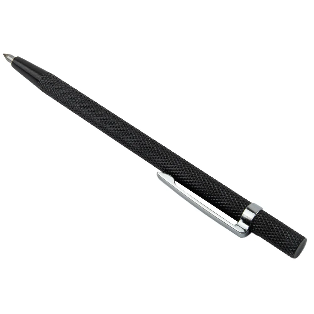 For Iron Sheets Workshop Equipment Cutting Pen Hard Metal 2PCS Black Carbide Scriber Ceramic Wood Carving Lettering Pen