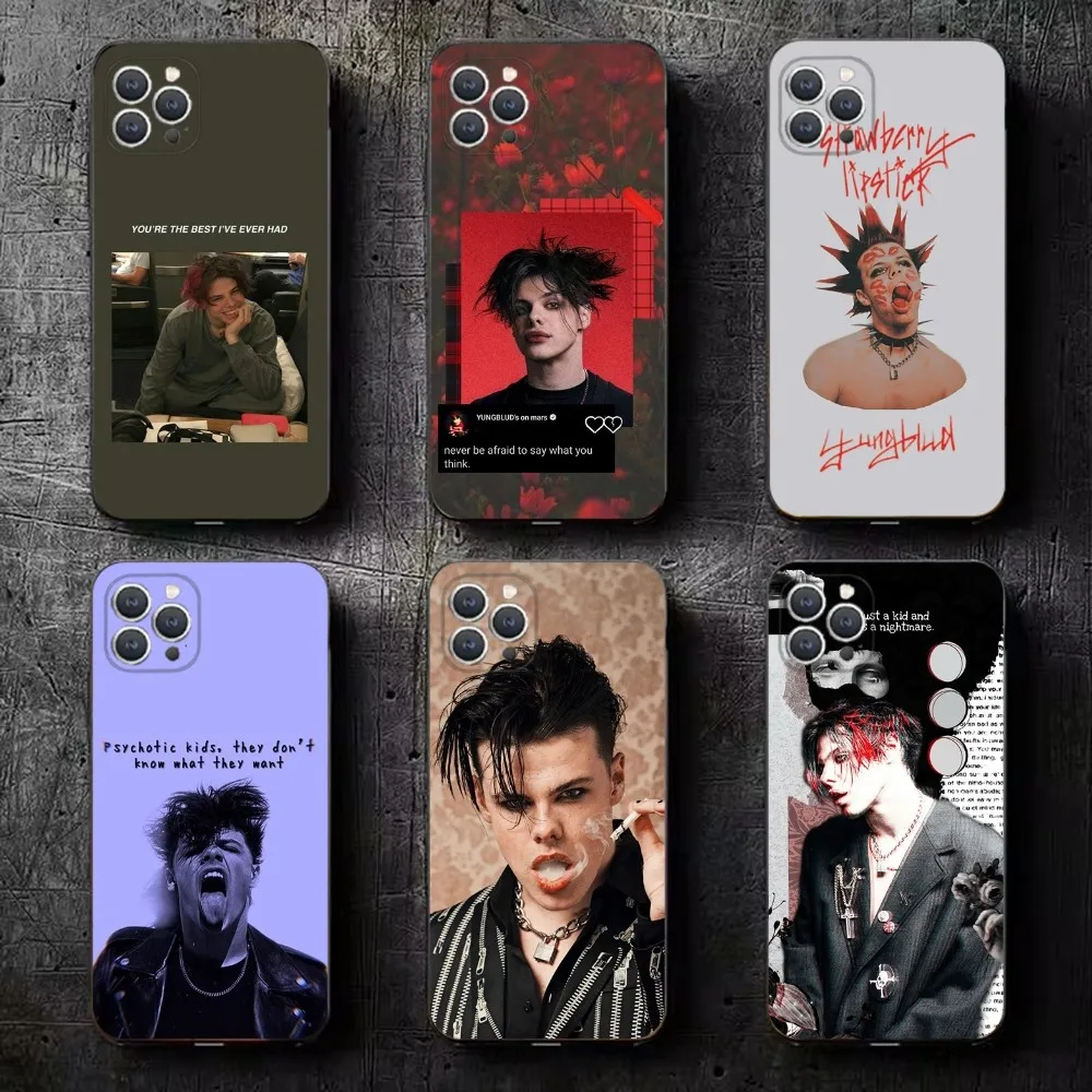 

Yungblud Customer Phone Case For iPhone 16,15,14,13,12,11,Plus,Pro Max,XS,X,XR,SE,Mini,8,7 Soft Silicone Black Cover