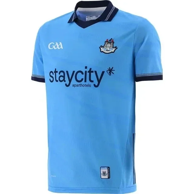 2024 Derry GAA Jersey rumah kemeja pria Fermanagh GAA Jersey rumah 2024 Jersey Rugby Tipperary GAA kaus daerah rumah Ukuran: S-5XL