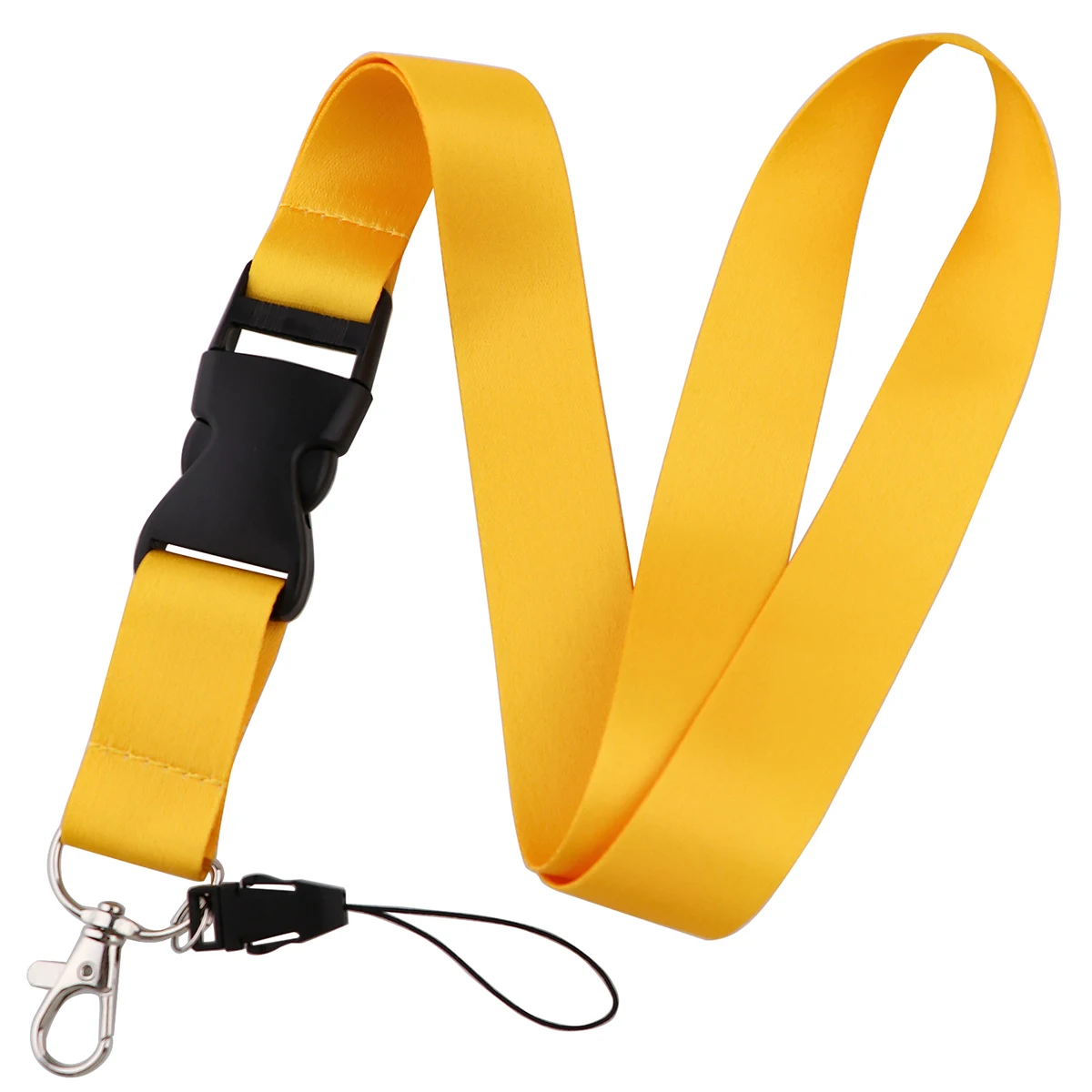 FI52 Einfarbig Seil Strap Schlüsselbund Neck Lanyard Für Studenten Schlüssel Lange Telefon Hängen Schnalle Anti-Verloren Hängen Seil geschenke