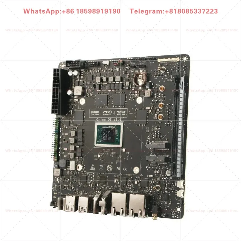 World's First Open Source Arm V9 Mini ITX Motherboard Orion O6 12-Core CPU 28.8TOPS NPU LPDDR5 PCIe Gen4 x16