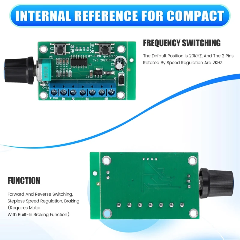 Mini Motor Module DC Brushless Geared Small Motor PWM Speed Controller Module 3650/3525/2418/2430 Motor Module