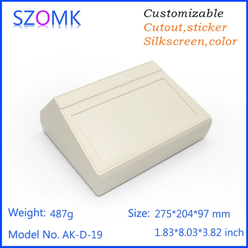 1Piece Plastic housing for connectors SZOMK hot selling desktop plastic enclosure for electronics plastic case