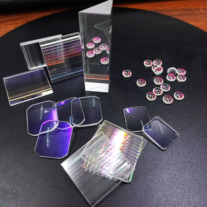 

10PCS Plano-convex lenses Bi-convex lenses optical prisms Defective optical lenses