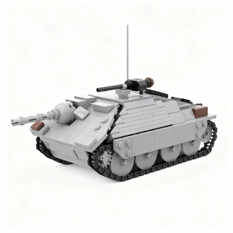 

NEW 464PCS MOC Creative Model Jagdpanzer 38 Hetzer Custom Building Blocks Architecture DIY Assembly Display Gift Collectible Set