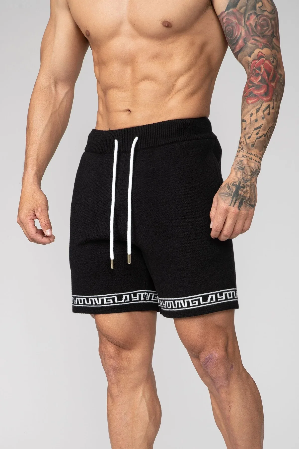 2024 New Men's Shorts Sports Casual Mesh Shorts Quick Drying Breathable Printed Outdoor Beach Pants Running Training Shorts