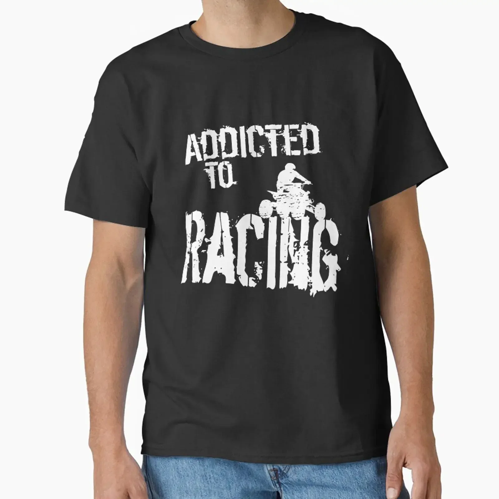 Atv Quad Rider Motorsport Offroad Idea designed and sold by maniac3000 vintage Washed graphic Stretched designer clothes