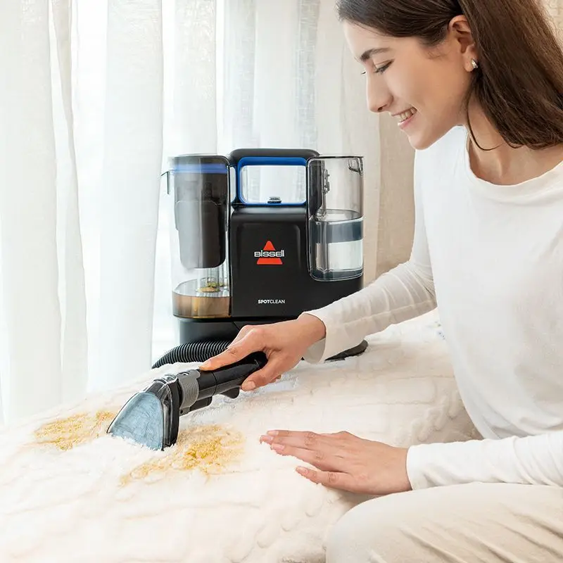 

【BISSELL】 C2 Silver Knight Wireless Sofa Art Washing Machine High Efficiency Mattress Carpet Washing Brush Suction Dual Use