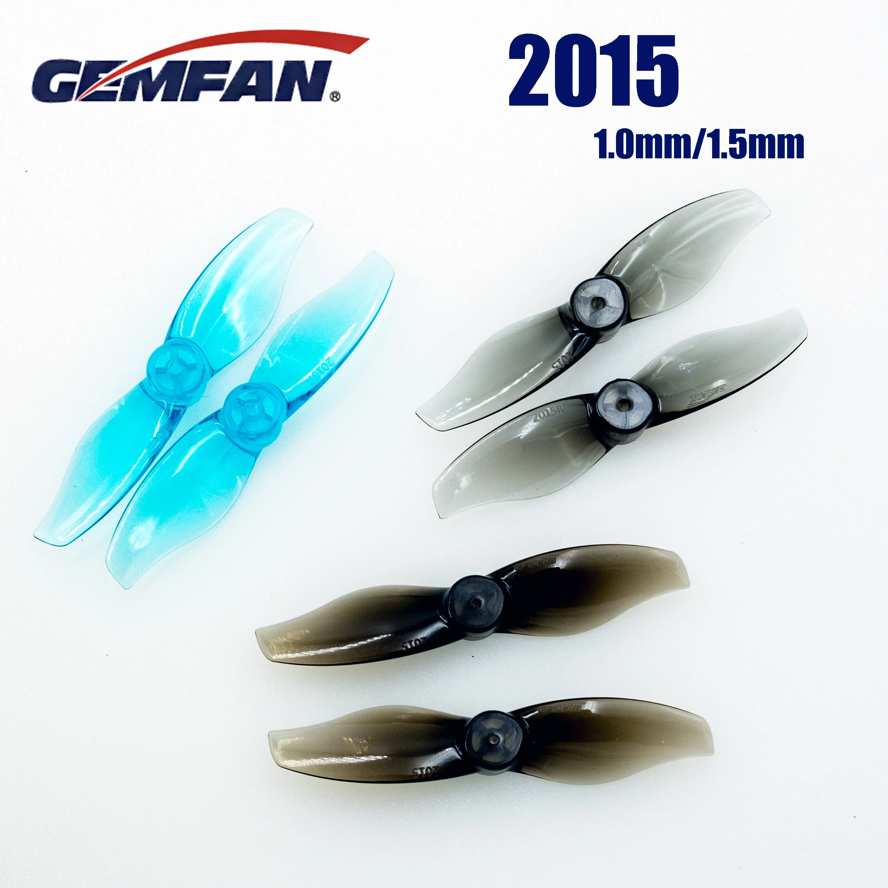 NEW 4Pairs GEMFAN 2015 Hurricane 2X1.5 2-Blade PC Propeller 1.0mm/1.5mm for RC FPV Freestyle 2inch Toothpick Drone DIY Parts