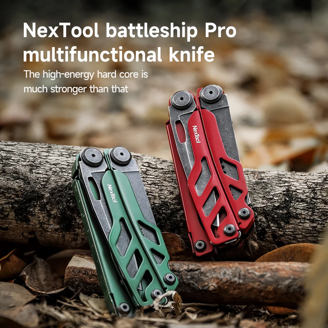 NexTool Flagship Pro 16-in-1 Multi-tool Pliers EDC Folding Knife Outdoor Camping Gear Outdoor Survival Kit Portable Tool