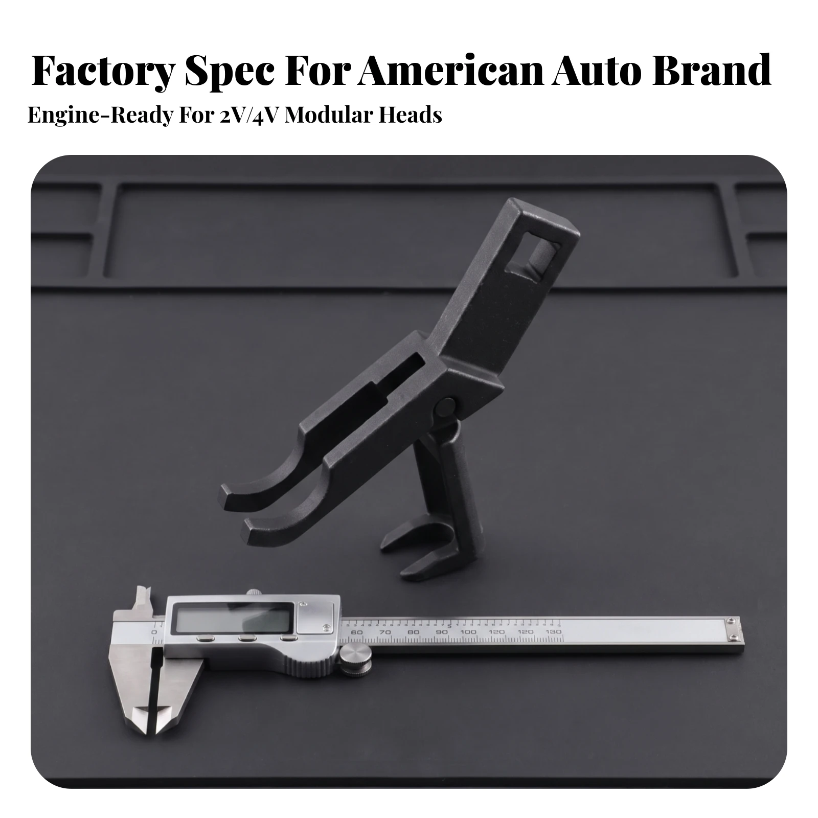 Valve Spring Compressor Black Oxide Valve Spring Tool Compact Rust Resistant for Mechanics, Engine Repair, Garage