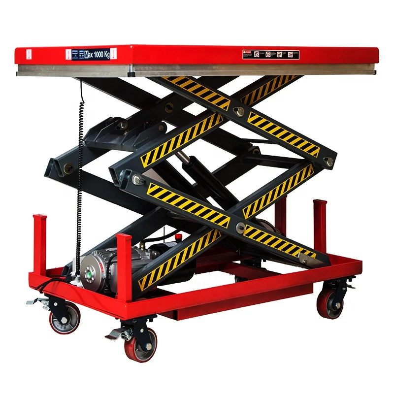 

500mm 4000mm 5tons Work Platform Hydraulic Scissor Table Electric Lift Tables