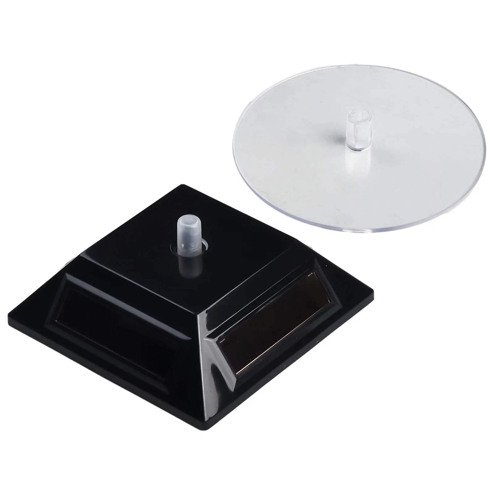 For 360 Degree Rotating Turntable Display For Stand Using Solar Energy for Jewelry Watches Mobile Phones and Products