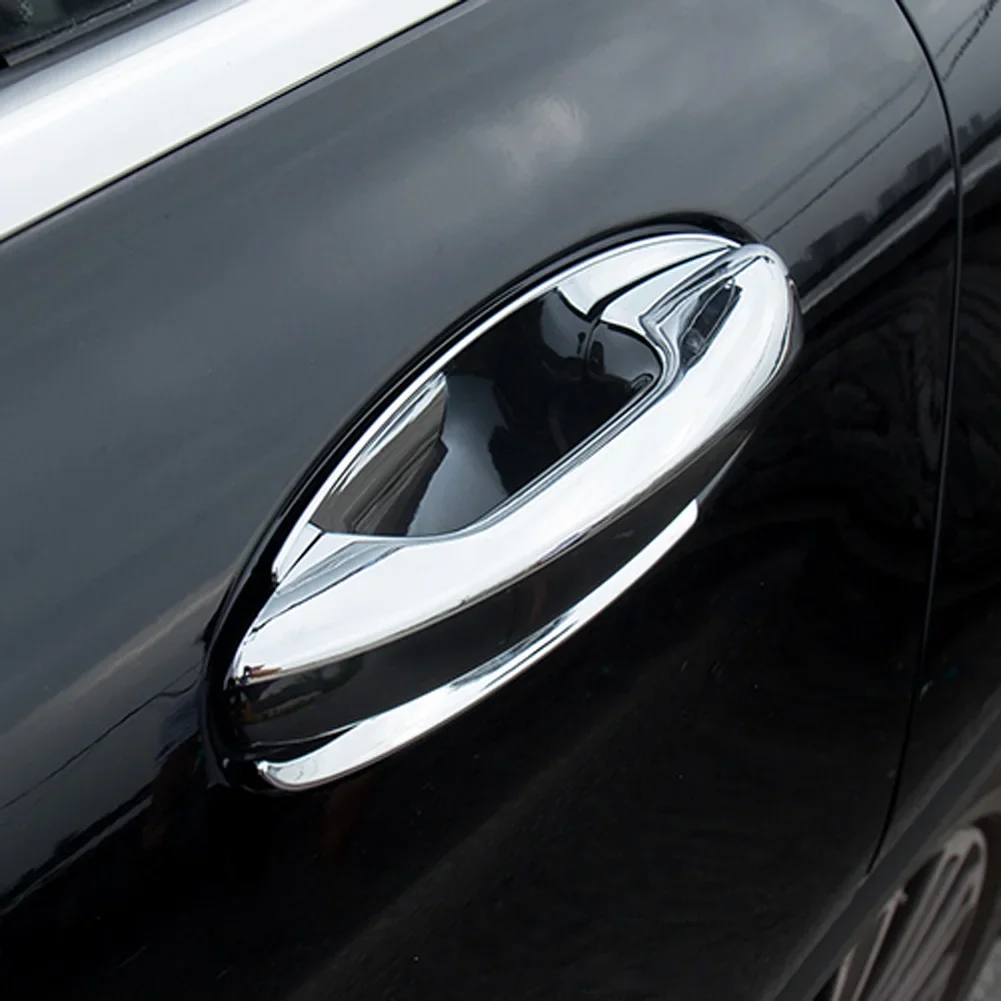 For Mercedes Benz C Class W205 E Class W213 GLC X253 2015-2023 ABS Chrome Car Accessories Door Handle Cover Trim Frame For LHD