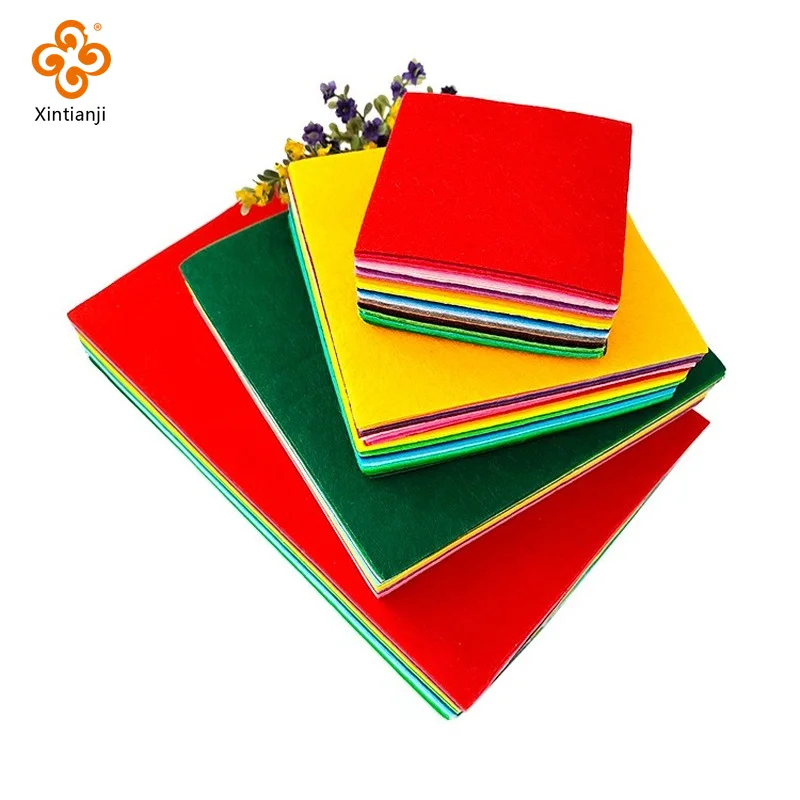 45 Colors 20x20cm/20x30cm Soft Felt Fabric Non-Woven DIY Felt Fabric Arts Crafts Sewing Children\'s Handmade Materials