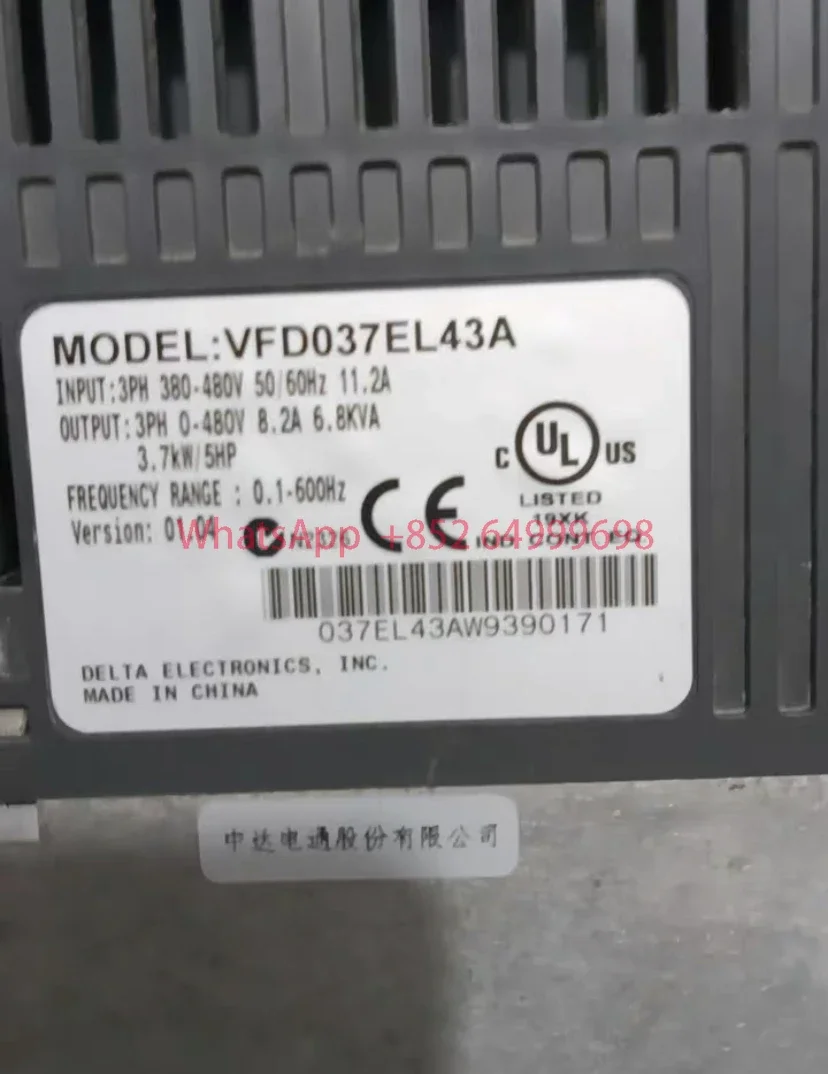 

1pcs second hand VFD037EL43A
