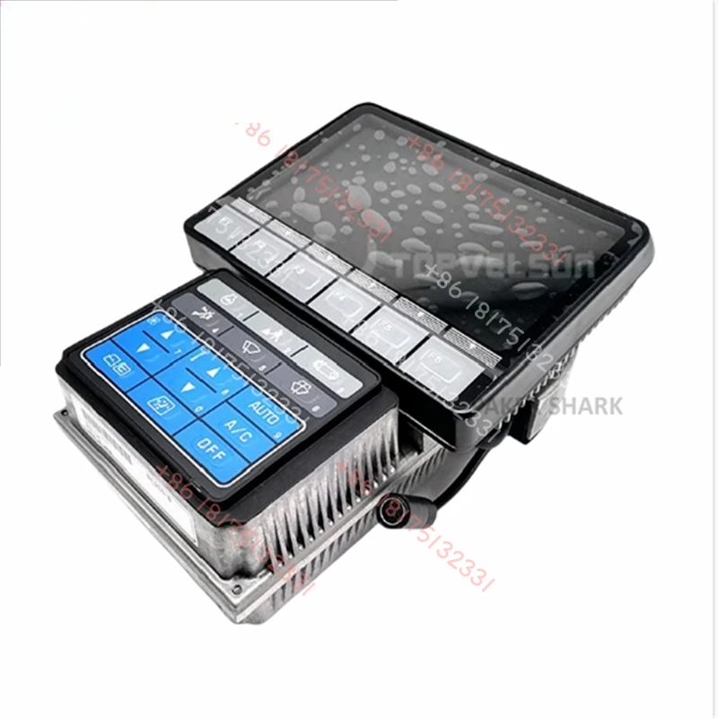 LCD Screen Panel Assembly For PC‑8 PC200‑8 PC210‑8 Excavator Cluster Gauge Monitor Instrument Spare Part