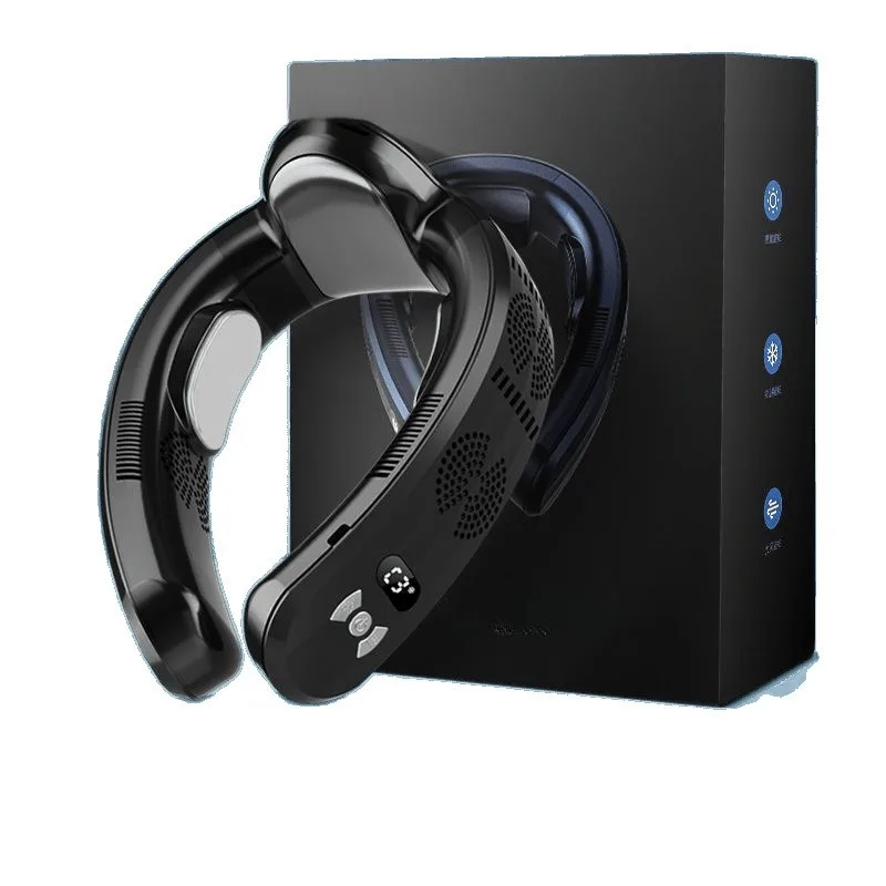 

Five-core neck air conditioner fan 2025 new usb cooling small, outdoor portable bladeless, summer cooling artifact