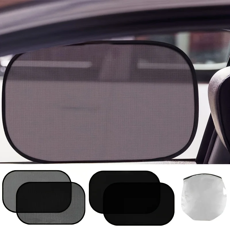 2pcscar sunshade cover, UV-Blocking and heat insulation board, made of electrostatic mesh fabric side sunshade.  Use this