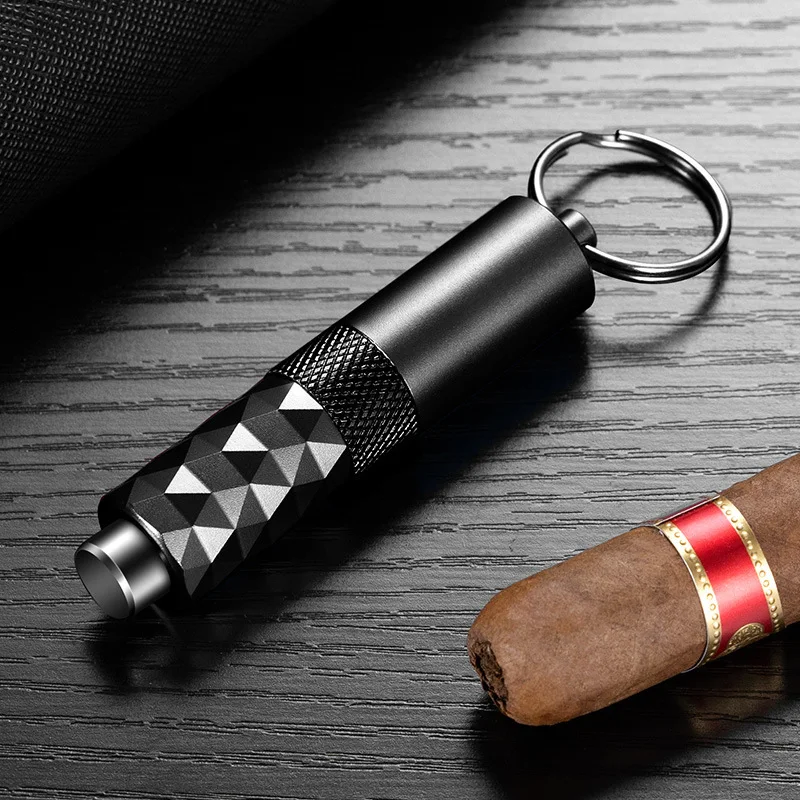 Cigar Drill 2-in-1 Needle Stand Brick Integrated Convenient Portable Cigar Punch Cutter Sharp Cigar Pass Enhancer Wen Gifts Box