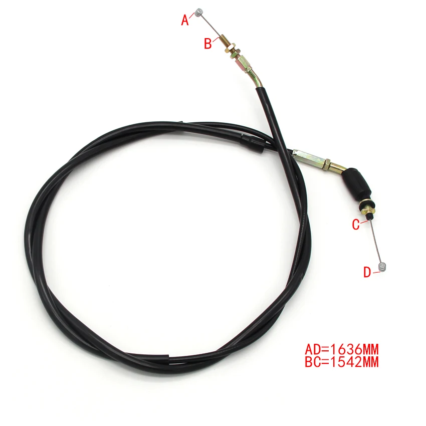 

Motorcycle Push&Pull Throttle Cable Line Wires Scooter Acceleration For Suzuki AN125 VECSTAR (CF42A) AN150 VECSTAR (CG41A) Parts