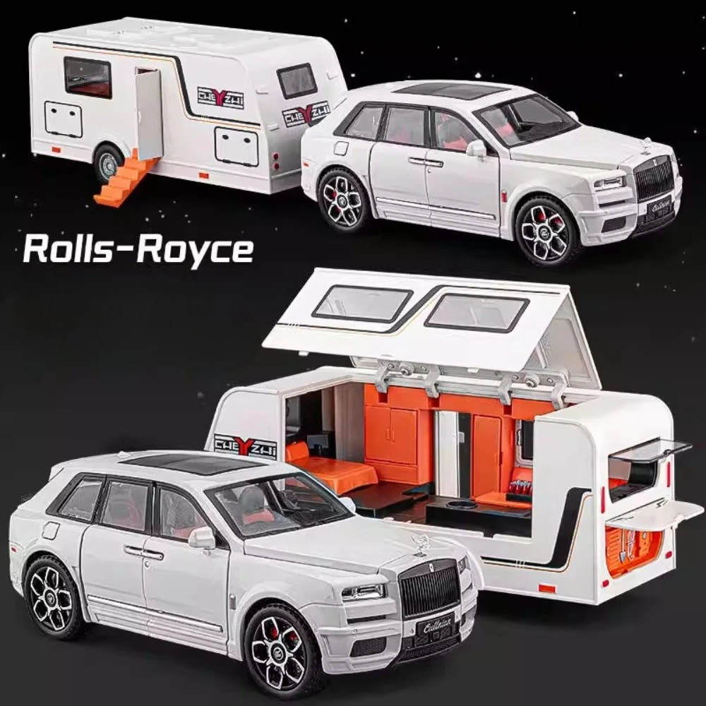 

Large Size 1:20 Cullinan RV AE86 Car Model Toy Alloy Diecast Doors Opened Sound Light Pull Back Sports Cars Models for Kids